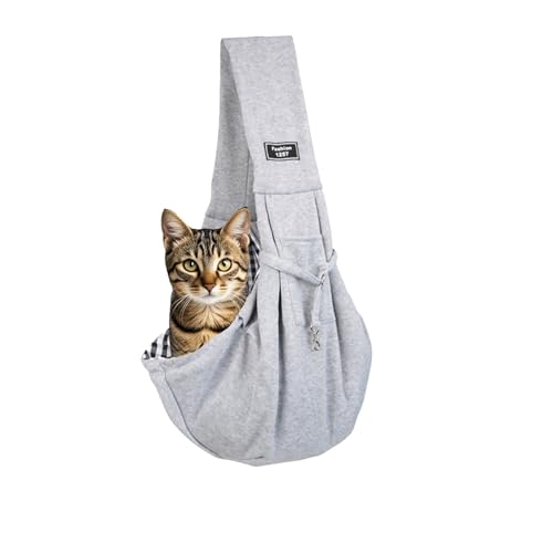 Mochila para gatos ventilada plegable y portátil, sin cabeza, algodón poliéster, correas anchas sin presión, bolsillo en el pecho