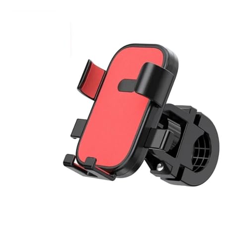 Support téléphone vélo antidérapant rouge pour suivre votre GPS en VTT et randonnée