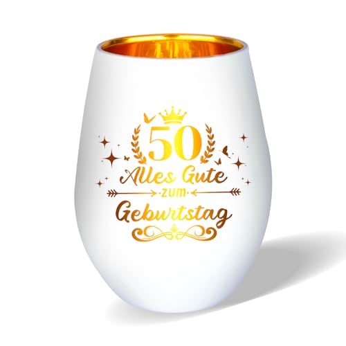 Belillpipi 50 Geburtstag Windlicht Deko