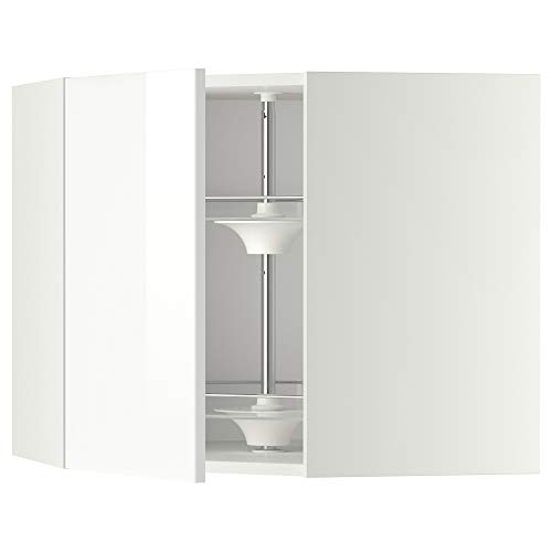 METOD meuble d'angle mural blanc 60 cm au design minimaliste durable