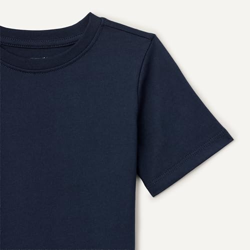 Image of Amazon Essentials Boys and Toddlers' Short Sleeve Tee Shirts, Cotton Jersey, Multipacks