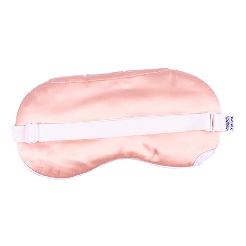 Bandeau oculaire soie double face chauffant FRCOLOR pour voyage et nuit