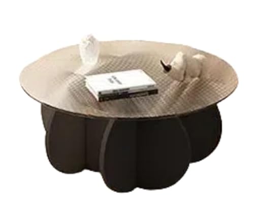 LumingLight�y�ʂō����A���_���� �ی^�����K���X���R�[�q�[�e�[�u���B�����ȉƁA���r���O���[���A�o���R�j�[�̃e�[�u���ɍœK�ł��B (�_�[�N�O���[�̃e�[�u���r+�����K���X,80*80*40cm) [���s�A���i]