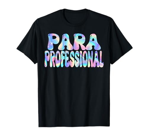 Professeurs de rentrée scolaire Groovy Paraprofessional Women Girl T-Shirt