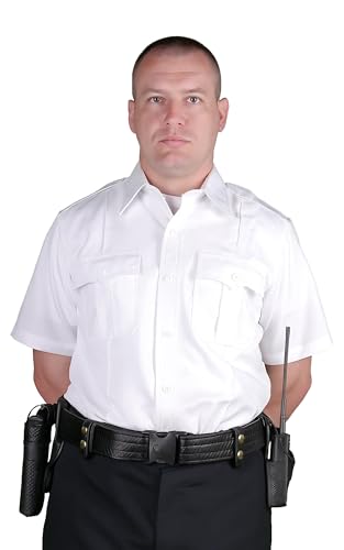 RYNO GEAR RYNOFLEX BDU Tactical Ripstop Lightweight Breathable Mechanical Stretch Class B Uniform Shirts (US, Alpha, Large, Regular, Regular, White)