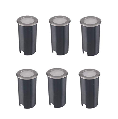 6 Balizador Embutido de Solo Led 1W Externo Ali64