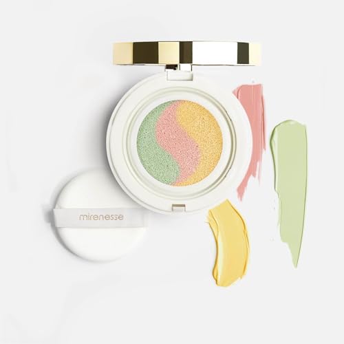 Base de teint correctrice de couleur Mirenesse pour peaux grasses et sèches de 15g