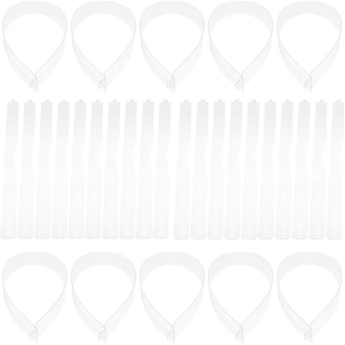 Tiras de plástico para collar de camisa ideales para lucir impecable en la oficina