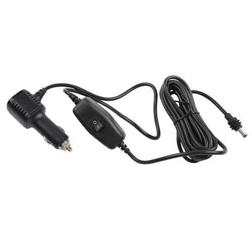 FUANA Chargeur de voiture Ethernet 3 en 1 à affichage numérique avec cordon d'alimentation CC avec USB-C PD 20 W et USB-A QC 18 W pour Starlink Mini (3,84 m)