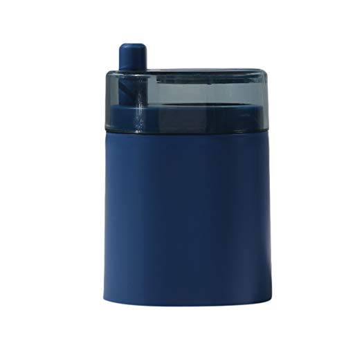 MARUIKAO 爪楊枝ケース つまようじ入れ 爪楊枝ホールダー ワンプッシュ式 便利 ホテル 家庭用 紺色