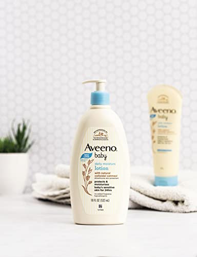 Image of Aveeno Baby Daily Moisture Lotion, 18 Ounce