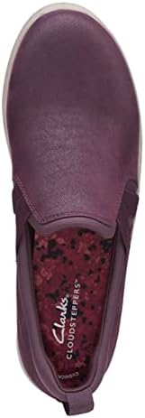 Clarks Women's Breeze Bali Loafer Flat, Burgundy, 6 Wide | Image 6
