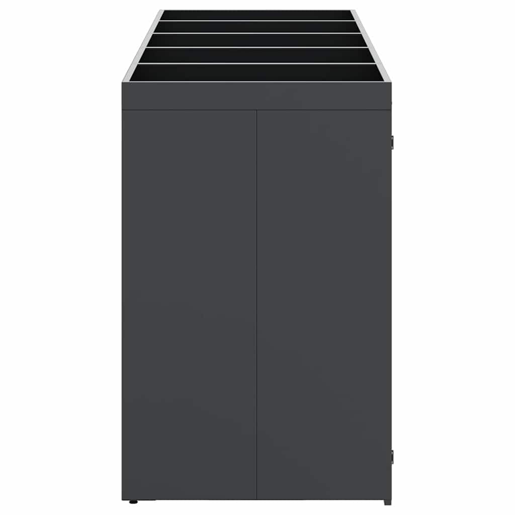Genérico Almacenamiento de Cubos Wheelie para 5 Cubos Antracita,Casa y jardín,Productos del hogar,Accesorios para contenedores de residuos,Soportes para contenedores de residuos-3394746