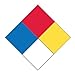 NFPA Diamond Label, 10-1/2inx10-1/2in