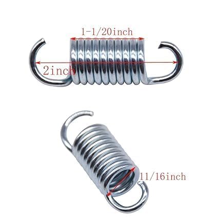 Image of Hammock Spring Hardware Hanging Heavy Duty Spring for Garden Patio Egg Chair Swings, Slides,
