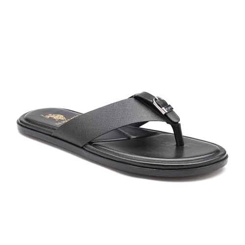 Image of U.S. POLO ASSN. Men's Leather Slipper