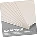 TEHAUX 20pcs Blank Plastic Presentation Boards Display Board for Crafts and Projects Thick for Art School Exhibitions and Creative Designs