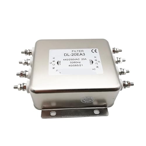 Filtre d'alimentation triphasé 20A DL-20EA3 pour réseau quatre fils - 2