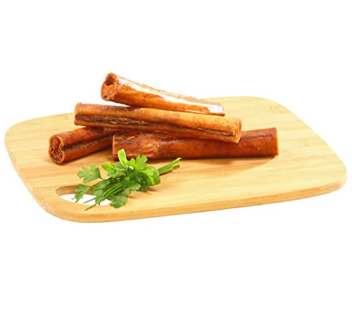 Dehner Best Nature Hundesnack, hochwertiges Leckerli getreidefrei / zuckerfrei, Kausnack für Hunde, Ochsenziemer, 250 g