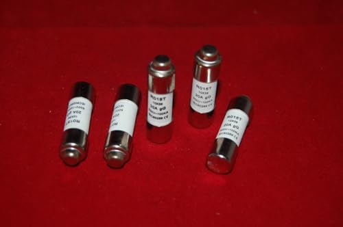 Tool Part for 5Pcs ATQR 20A 10 X 38mm Ceramic Cylindrical Fuse Links GG RO15T Time Delay