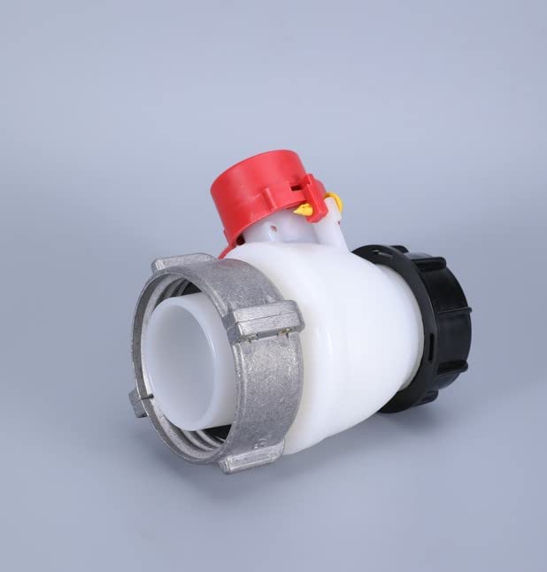 Válvula de bola DN50 para tanque IBC con tuerca de aluminio de 75 mm 3