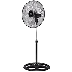 Ventilador Ufesa Turbo Fresh Ufesa SFM1800 Ottawa Ventilador de Pie Oscilante, 70W, 3 Velocidades, 45cm Diámetro, 3 Aspas Metálicas, Altura Ajustable, SMF1800