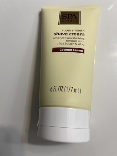 Super Smooth Shave Cream, Coconut Cream Scent, with Shea Butter and Aloe, 6 Fl Oz image 4