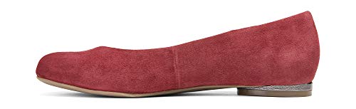 Vionic Women's Jewel Hannah - Ladies Ballet Flats with Concealed Orthotic Arch Support 11 Medium Wine US2