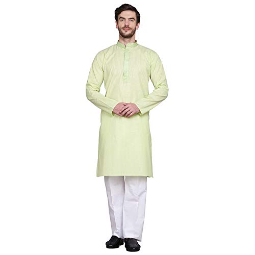 Image of Jagdish GARMENTS Cotton Trendy Embroidery Kurta for Men for Festive