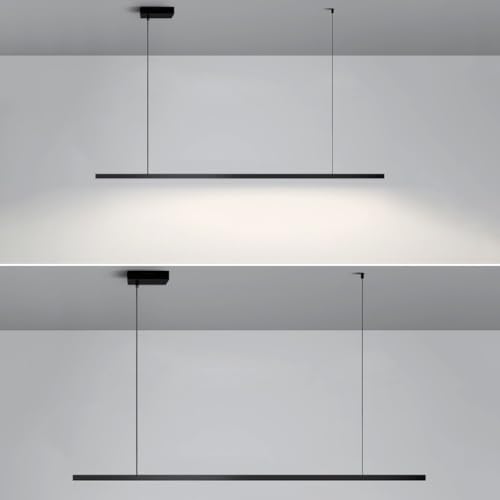 Suspension LED à intensité variable avec télécommande pour grand îlot de cuisine - 5