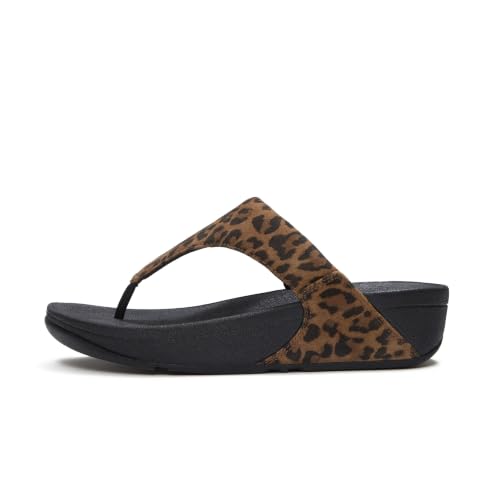 Image of FitFlop Womens Lulu Leather Toe Post Sandals