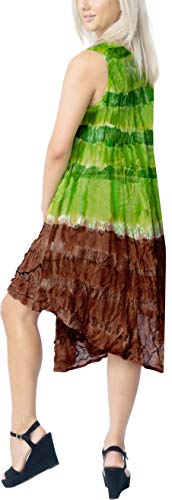 La Leela Women's Plus Size Maternity House Wear Dresses L-Xl Shamrock Green_Ac1010 #TOP2
