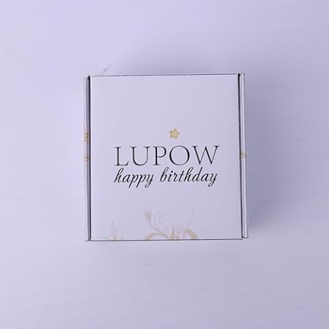 Lupow Gift Boxes 8x8x4 Inches, Paper Gift Boxes for Women on Birthday Cover