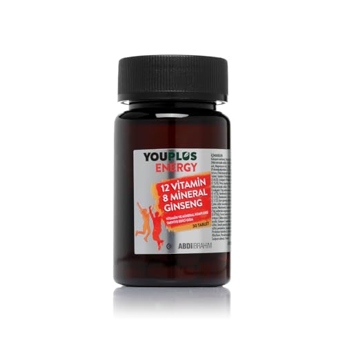 Youplus Energy 12 Vitamin ve 8 Mineral Kompleksi 30 Tablet