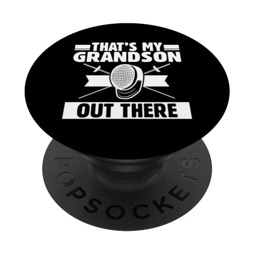 Grandpa Grandma Fencing PopSockets Adhesive PopGrip