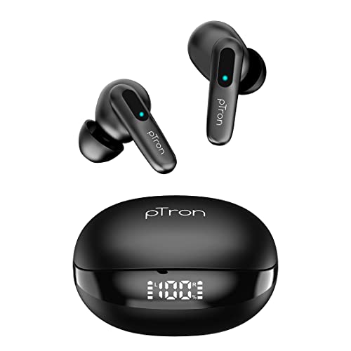 pTron Bassbuds Evo ENC (Environmental Noise Cancellation) Bluetoo...