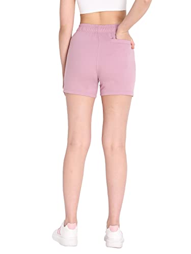 Image of CHKOKKO Women's Regular Cotton Regular Fit Plain Shorts for Women