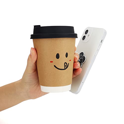 Lamignonne Cell Phone Ring Holder Flower Finger Ring Grip Stand 360° Rotation 180° Flip Universal Kickstand Compatible With All Smartphones (Rose Gold) #TOP3