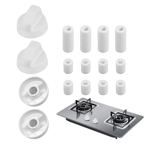 Reemplazos De Perillas De Horno,Perillas De Control De Estufa,Reemplazo de quemador de cocina 4X | Botón de estufa, perilla de estufa con termostato, marcado para cocinas, hogar, cocinas de restaurant
