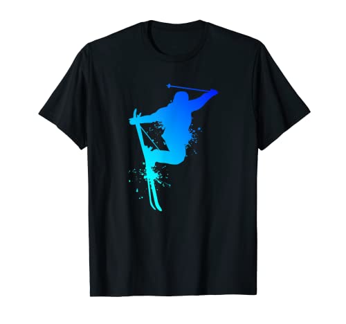 Esquí freestyle stunt ski hombres mujeres esquiadores Camiseta