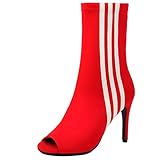 Puntera abierta: mantente fresco y a la moda este verano con el diseño transpirable y abierto que hace que estos botines sean perfectos para viajes en climas cálidos.