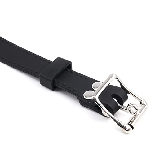 Silikon Bondage Ball knebel mit Atemlöchern, BDSM Spielzeug Sex Knebel für Bondage Fesseln (Schwarz, S (Ø3,5cm))