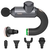 ibreo Surge Pro Deep Tissue Massage Gun with Heat, Percussion Muscle Massager for Pain Relief with 12mm Amplitude, 4 Speeds and 6 Massage Heads, Handheld Back and Neck Massager for Athletes Men Women