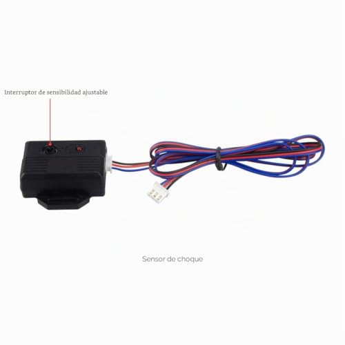 Alarma de coche de 2 vías para evitar robos con sensor de microondas y arranque EASYGUARD 7