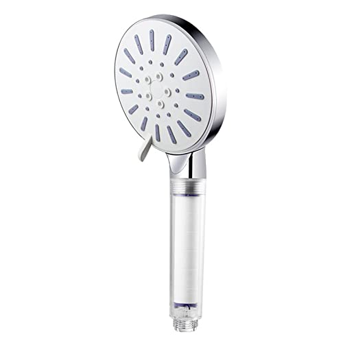 Pommeau de douche haute pression en chrome avec 5 modes de pulvérisation haut de gamme