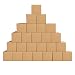 Schliersee Small Shipping Corrugated Boxes Mailers 4x4x4Inch, Kraft Shipping Boxes Pack of 25