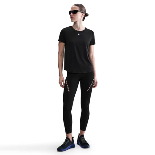 Nike One Classic DF T-Shirt pour Femme Black/White S