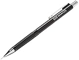 Sakura 50297 Mechanical Pencil Fixed Sleeve 0.5-mm with 3 Erasers, Black