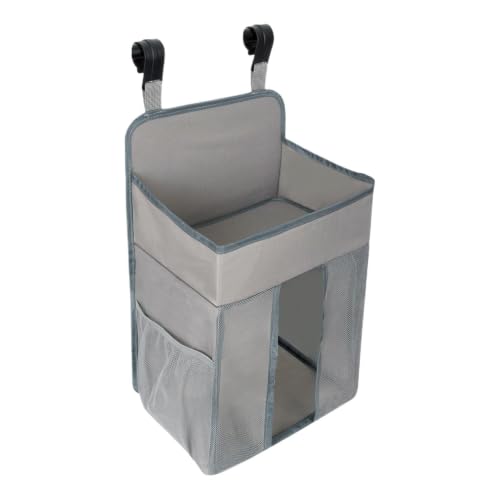Almacenamiento de pañales: organizador montado en la pared, carrito para pañales colgante, soporte de gran capacidad | Cuarto de baño RV armario colgante de cuna para el cuidado del bebé kit d