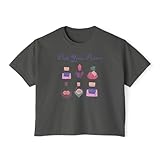 Halloween Shirt for Women, Boxy Tee, Pick Your Poison Women's Flirty Party Shirt, Crop Top, Spooky T-Shirt, Fall Fashion Pepper
